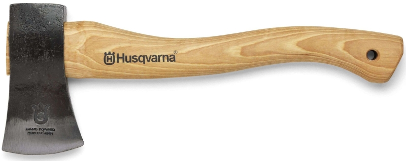 Топор туристический 600г деревянная рукоятка HUSQVARNA кованый (5769264-01) от магазина Инструмент маркет
