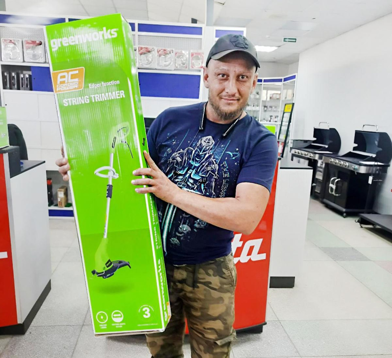 Розыгрыш призов от компаний Greenworks и Kress.