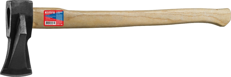 Колун ушастый 1900г деревянная рукоятка СИБИН кованый (20696-19_z01) от магазина Инструмент маркет