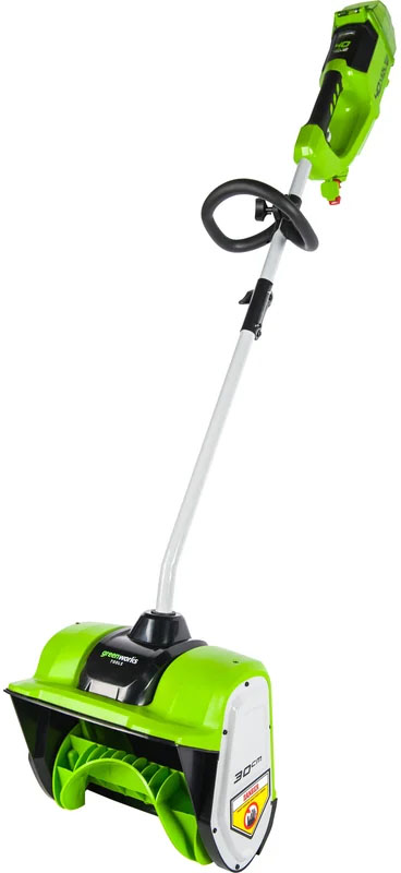 Снегоуборщик аккумуляторный GREENWORKS GD40SSK4 (40В; 1 АКБ; 4Ач; 30х15см; 9,2кг) (2600807UB) от магазина Инструмент маркет