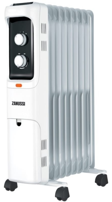 Радиатор масляный ZANUSSI LOFT ZOH/LT-09W белый (2000Вт; 9 секций; 25м2; 10,1кг) (НС-1132833) от магазина Инструмент маркет